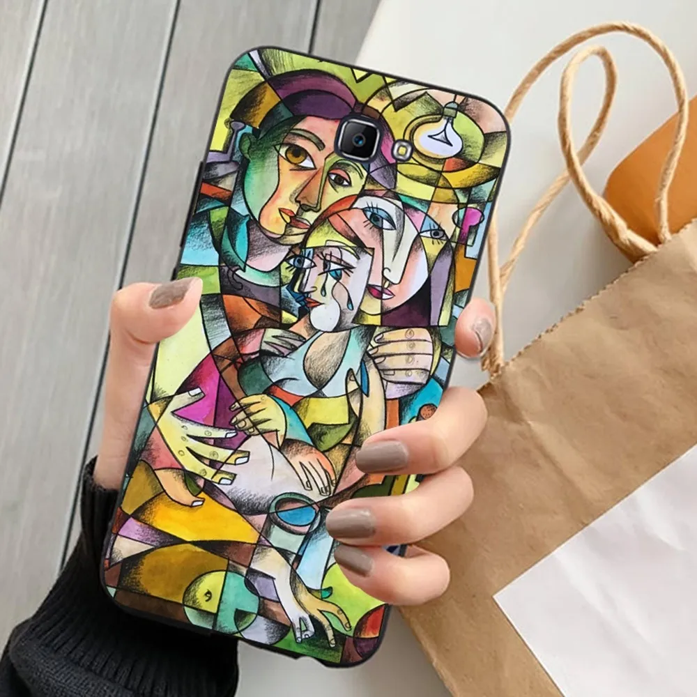 Picasso Abstract Art Painting Phone Case For Samsung J 7 plus 7core J7 neo J6 plus prime J6 J4 J5 Mobile Cover