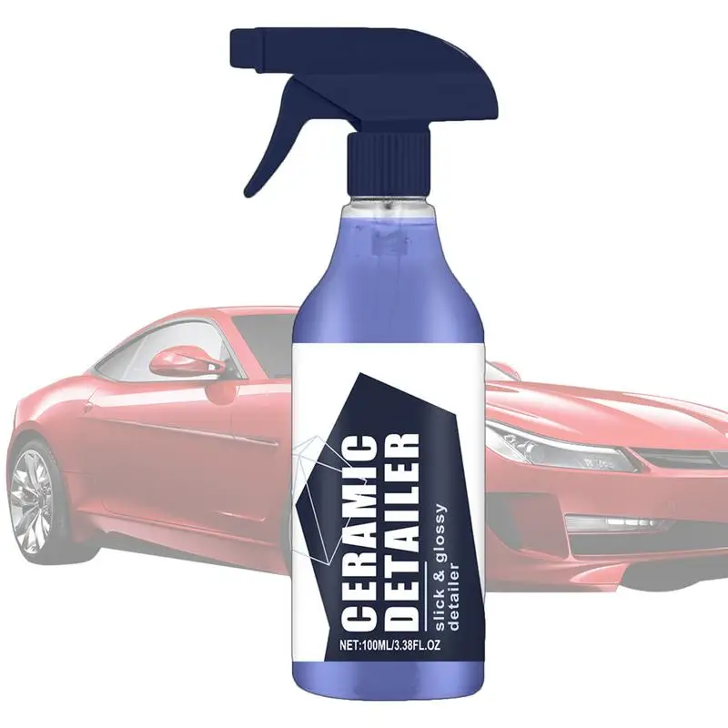 

Car Polish Liquid 100ml Ceramic Coating Polishing Spray Car Body Cleaner Super Hydrophobic Coating Spray Nano Scratch Repair For