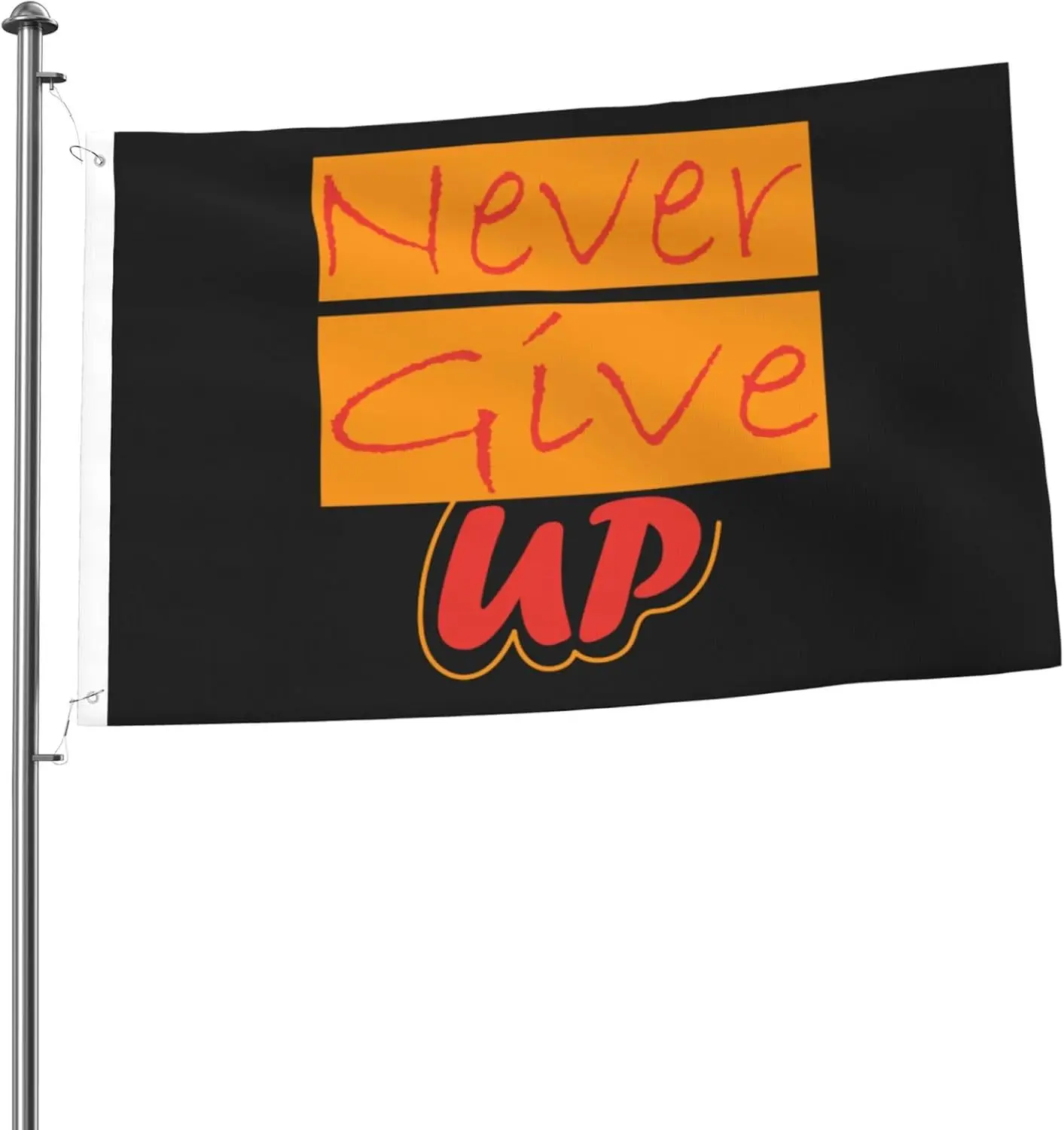 Flagicts 100% Polyester Never Give Up Flag