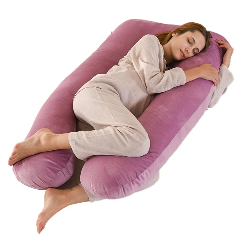 Poduszka ciążowa podtrzymująca lędźwie, poduszka do spania na boku, poduszka wspierająca karmienie piersią, poduszka dekoracyjna, transgraniczny handel hurtowy.
