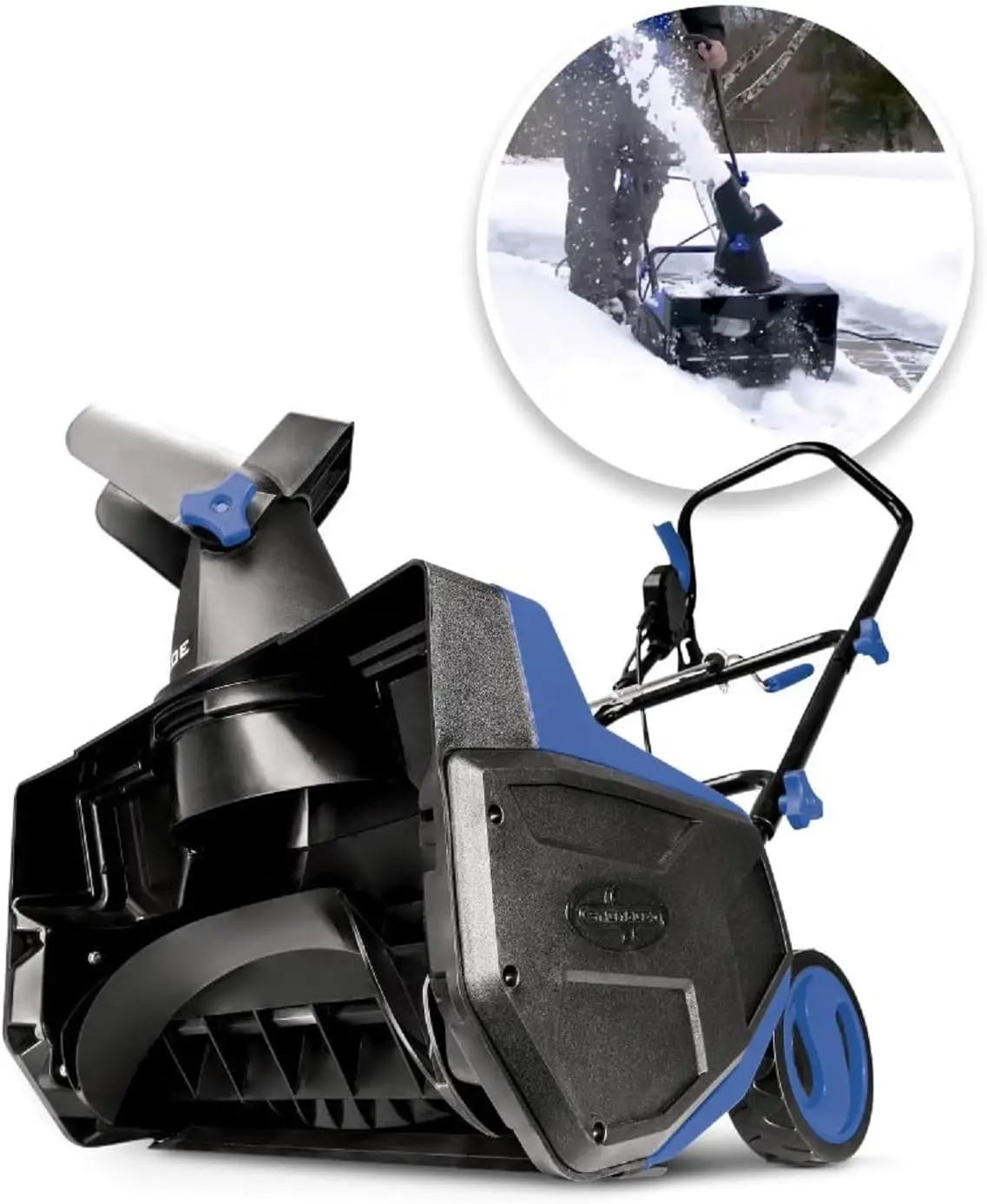 SJ618E Electric Walk-Behind Single-Stage Snow Blower, 18-inch, 13-Amp,Blue