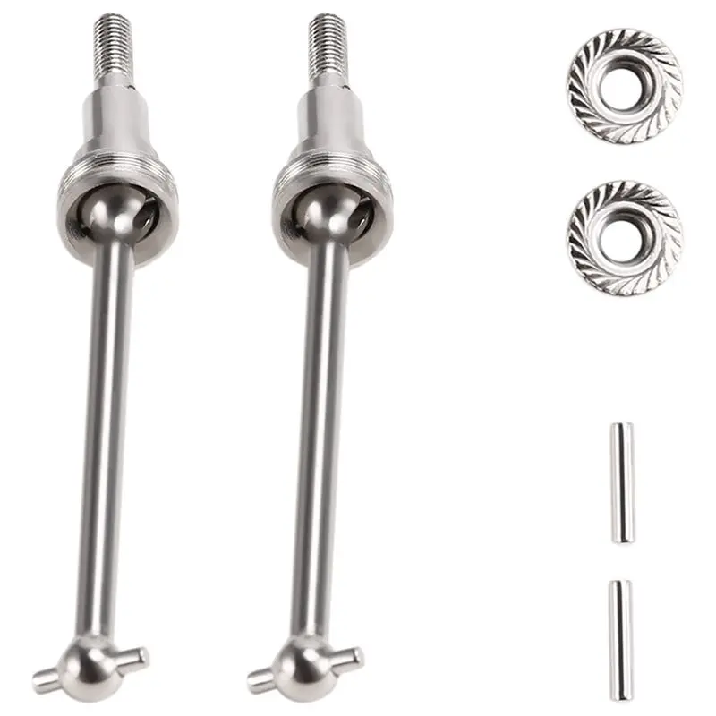 CYGJ-HBX 16889A 16889 16890 16890A SG1601 RC Car Spare Parts M16105 Upgrade Metal Front Drive Shaft Metal Front CAD Shafts