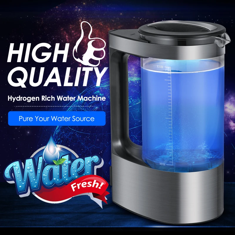 

2L Electric Hydrogen Rich Water Kettle Water Ionizer Health Water Filter Drinking Hydrogen Water Generator Home 100V-240V Using