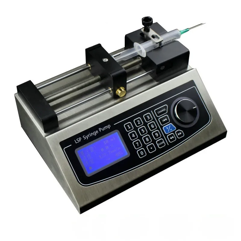 lab industry high quality high precision stainless steel dual 2-way syringe pump