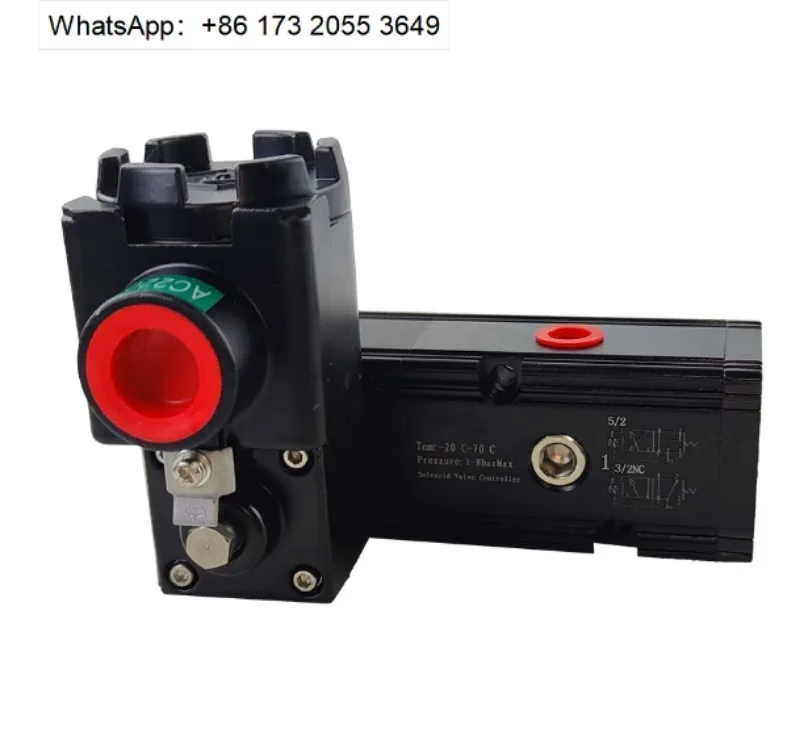 Explosion-Proof 5/2 Way Solenoid Valve, 24V DC, intrinsically Safe for Pneumatic Control