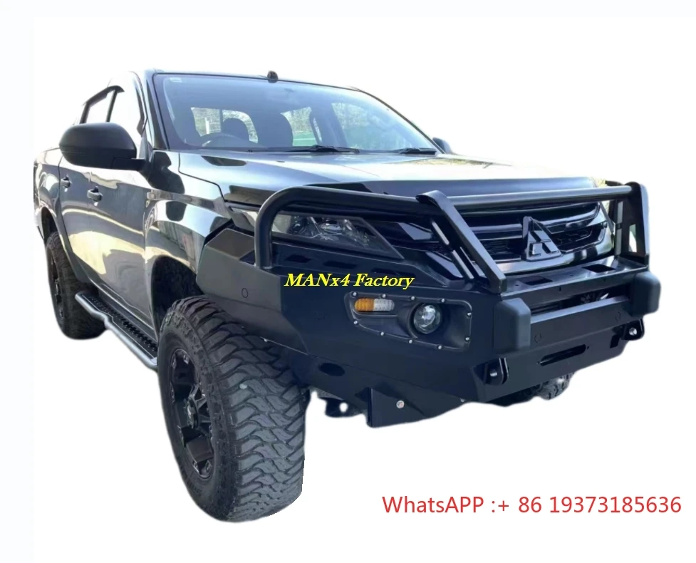 Classic Bull Bar Steel Front Bumper for Mitsubishi Triton L200 2019+ MR