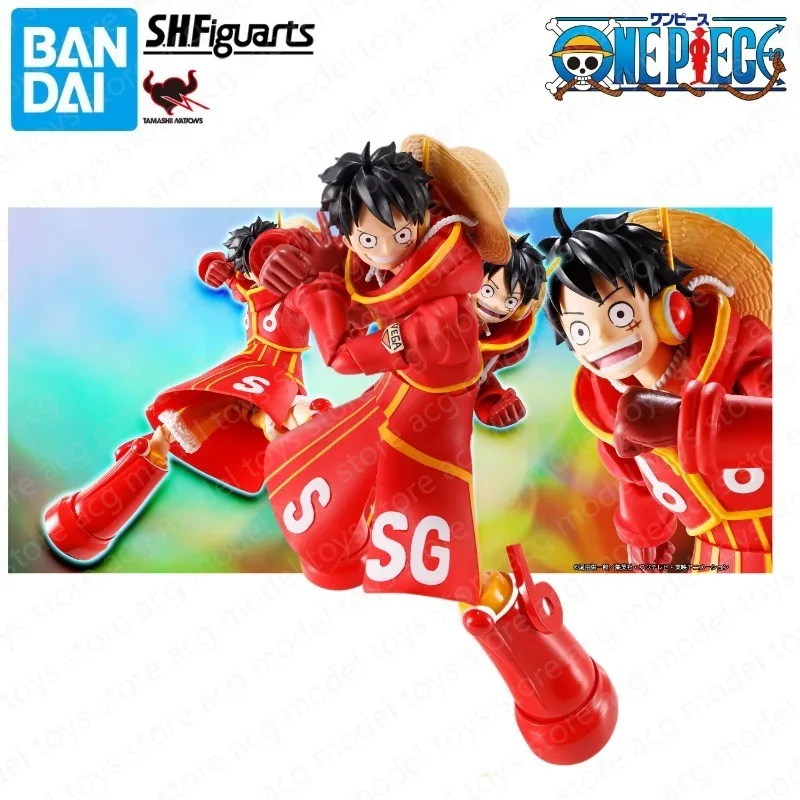 

Original Bandai SHF One Piece MONKEY.D.LUFFY -FUTURE ISLAND EGGHEAD- Action Figure Toys Collection Model Gift