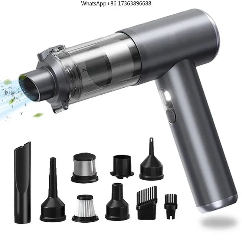 

Портативный беспроводной автомобильный пылесос Hifly с функцией воздуходувки, мощное всасывание, для дома, офиса и автомобиля