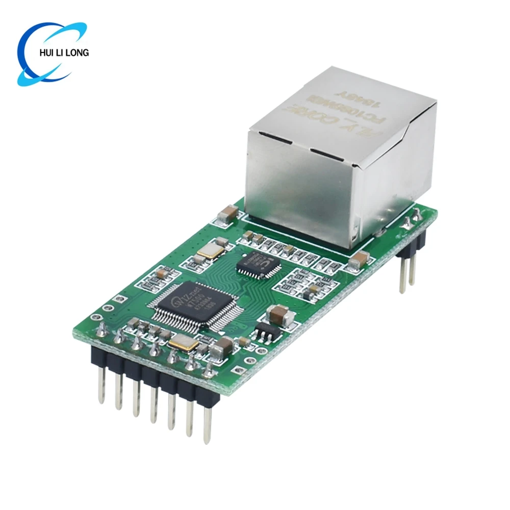 Fs100p USR-TCP232-T2 minúsculo módulo conversor ethernet serial uart ttl para ethernet módulo tcp suporte dhc e dns