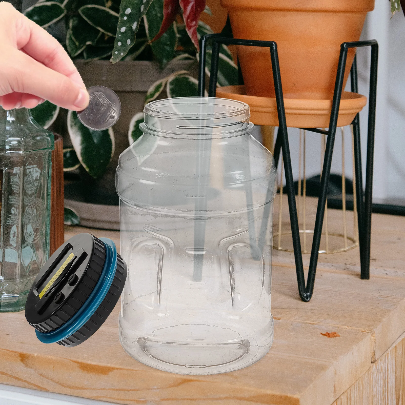 

Piggy Bank for Adults s Change Counting Jar Electronic Pvc Saving with Counter