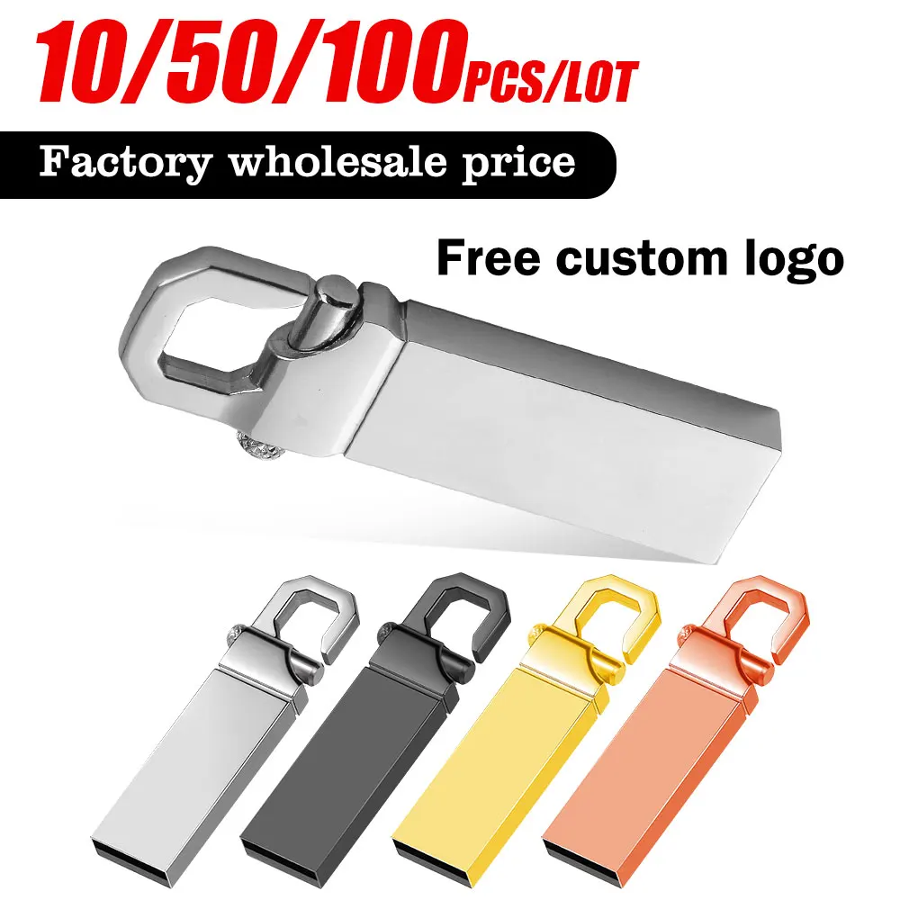

10/50/100 шт./лот флэш-накопитель с бесплатным логотипом 128 ГБ USB креативный золотой ключ USB 2,0 флэш-накопитель 4 ГБ 8 ГБ 16 ГБ 32 ГБ 64 ГБ флэш-накопитель