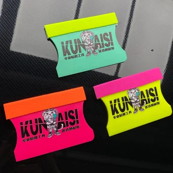 KUNAISI, raspador de escurridor de película de vinilo para coche, raspador de vinilo para coche con fieltro, pegatina de diseño para coche, accesorios para coche, herramientas de envoltura