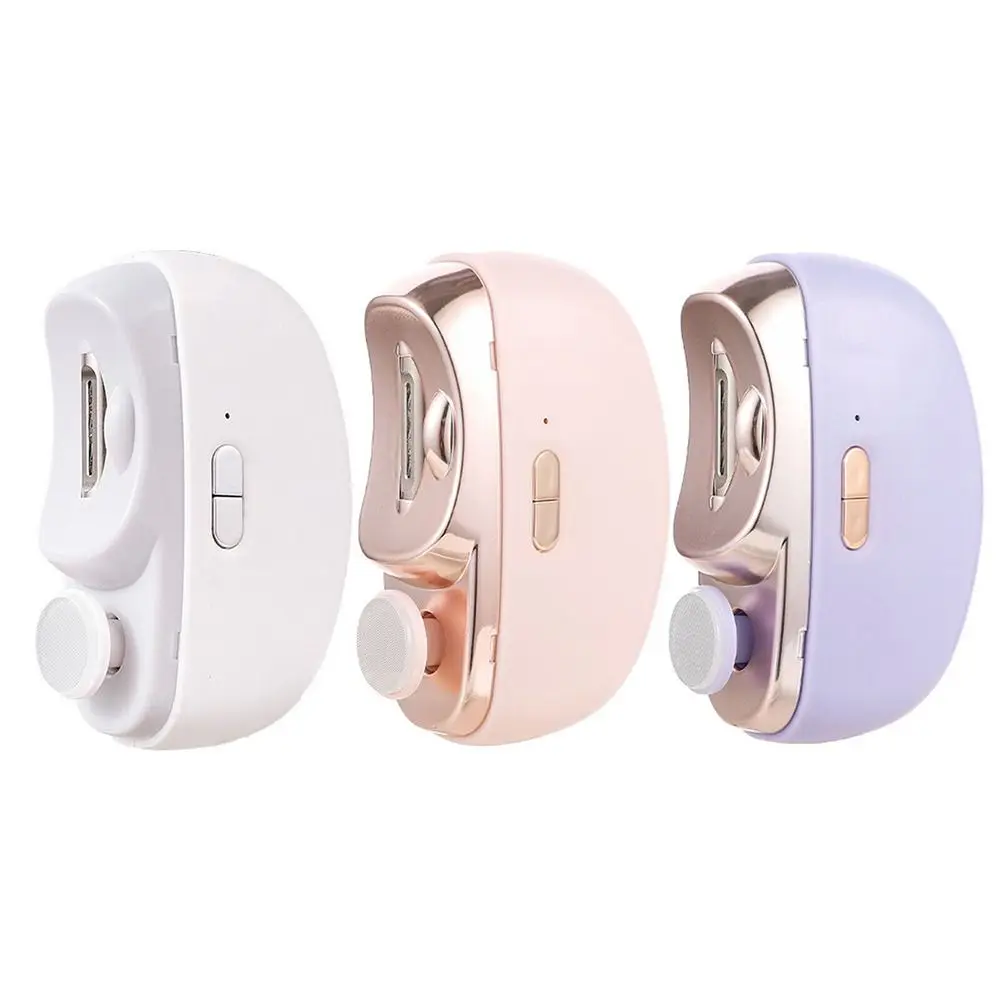 Coupe-ongles électrique 2 en 1, outil de soins de manucure, anti-éclaboussures, automatique, Rechargeable