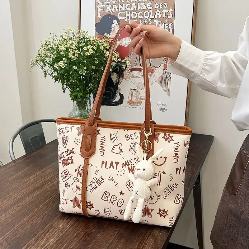 Borsa tote moda coreana per donna Nuove borse a tracolla per pendolari di classe per studenti di grande capacità Borse da viaggio casual da donna Bolsa