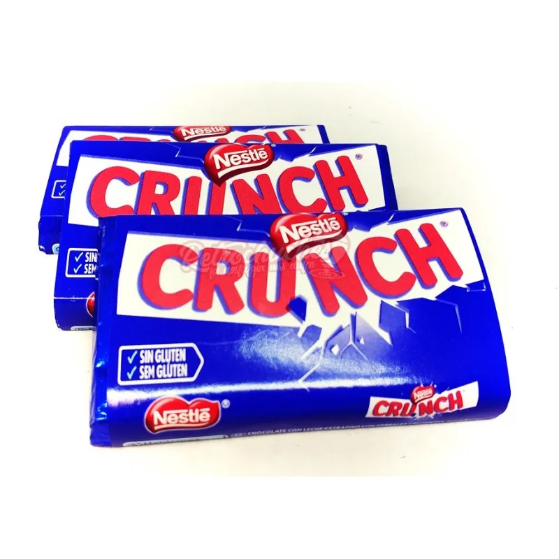 Chocolatine Nestlé Crunch 15 units 40gr - Chocolate with puffed rice