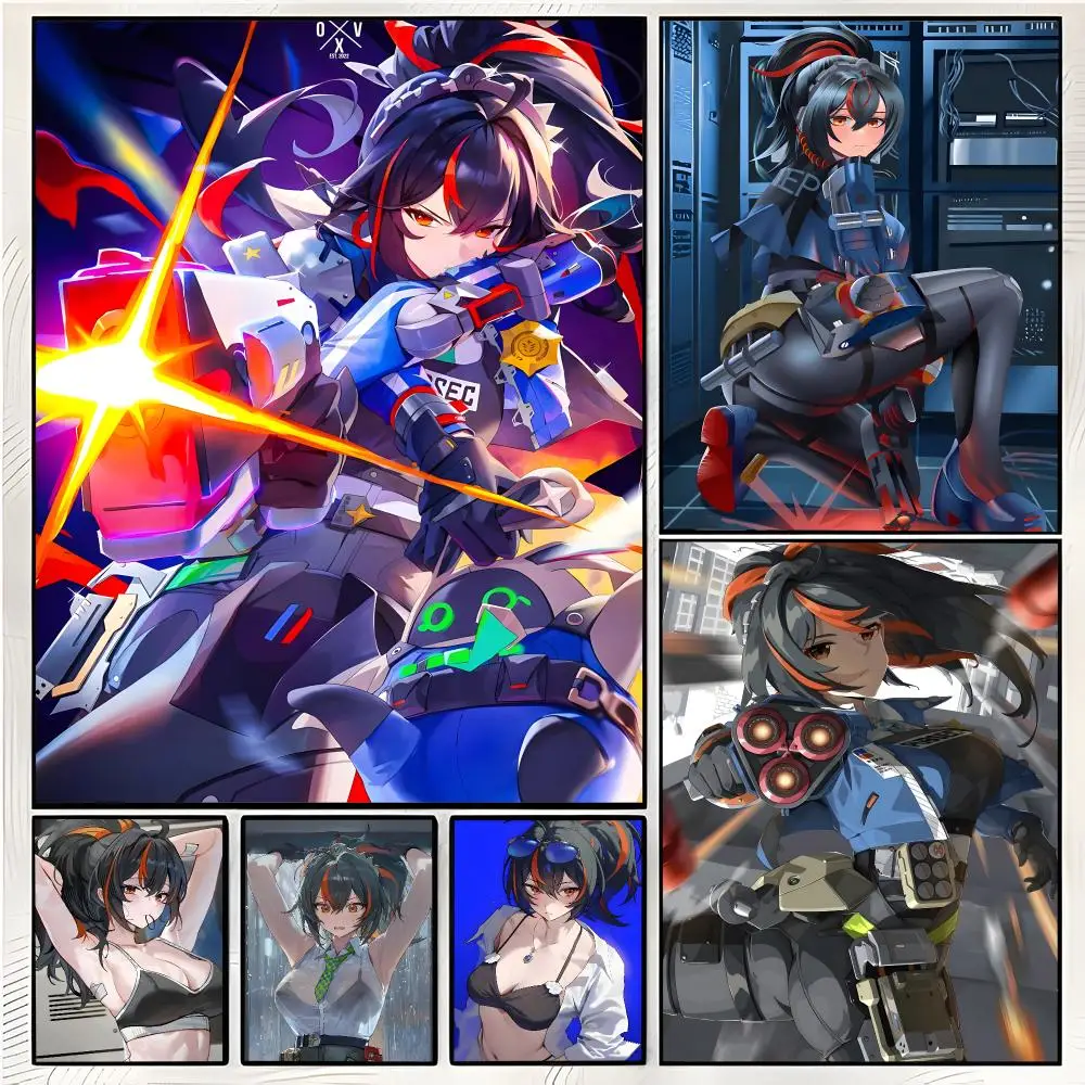 Game character Zenless Zone Zero Zhu Yuan Poster Superior Home Space  Indoor Decorative Art & Home Decor