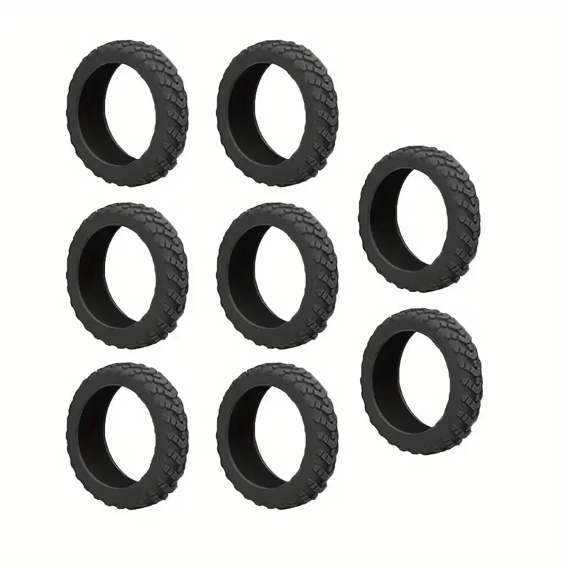 8Pcs Silicone Luggage Wheel Cover Protector Silent Thicken Travel Suitcase Bumper Anti Noise Accessories Soft Elastic Caster Bag