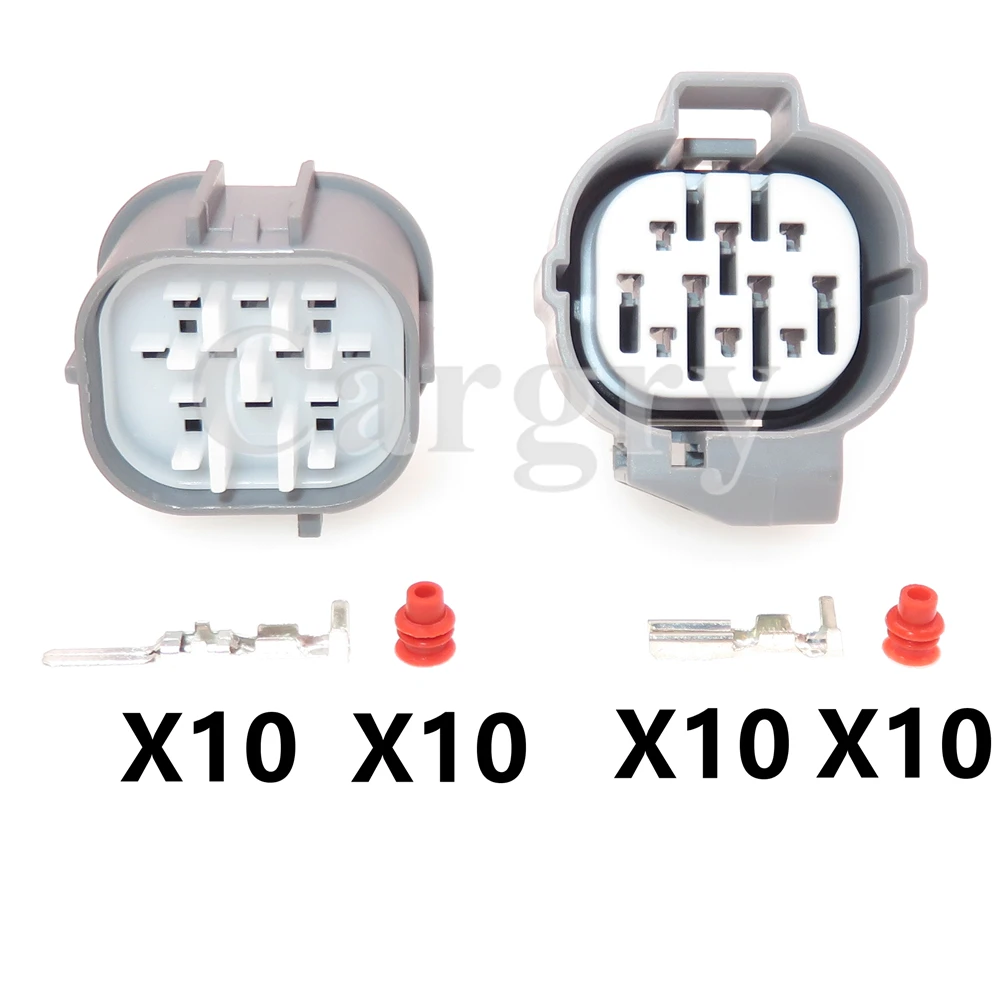 1 Set 10P 6189-0135 6181-0076 Automobile DC Connector Auto Accessories AC Assembly Car Waterproof Electric Wiring Socket