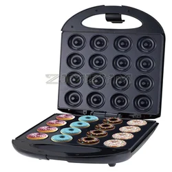 1400W Electric Pancake Maker Household Large 16 Hole Donut Maker Breakfast Cake Maker Nuts Maker Non-stick Cook Plates Sonifer