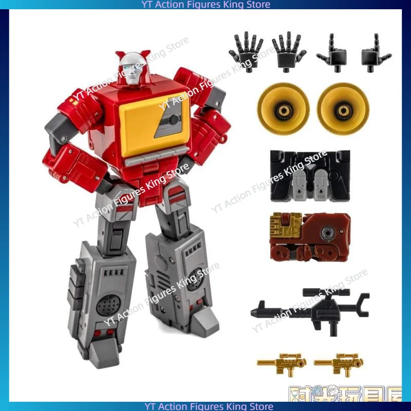 In Stock Transformers Toy NA_NEWAGE H62 Tape Recorder Double Tracks Transparent G1 EX Mirror Collection Gift