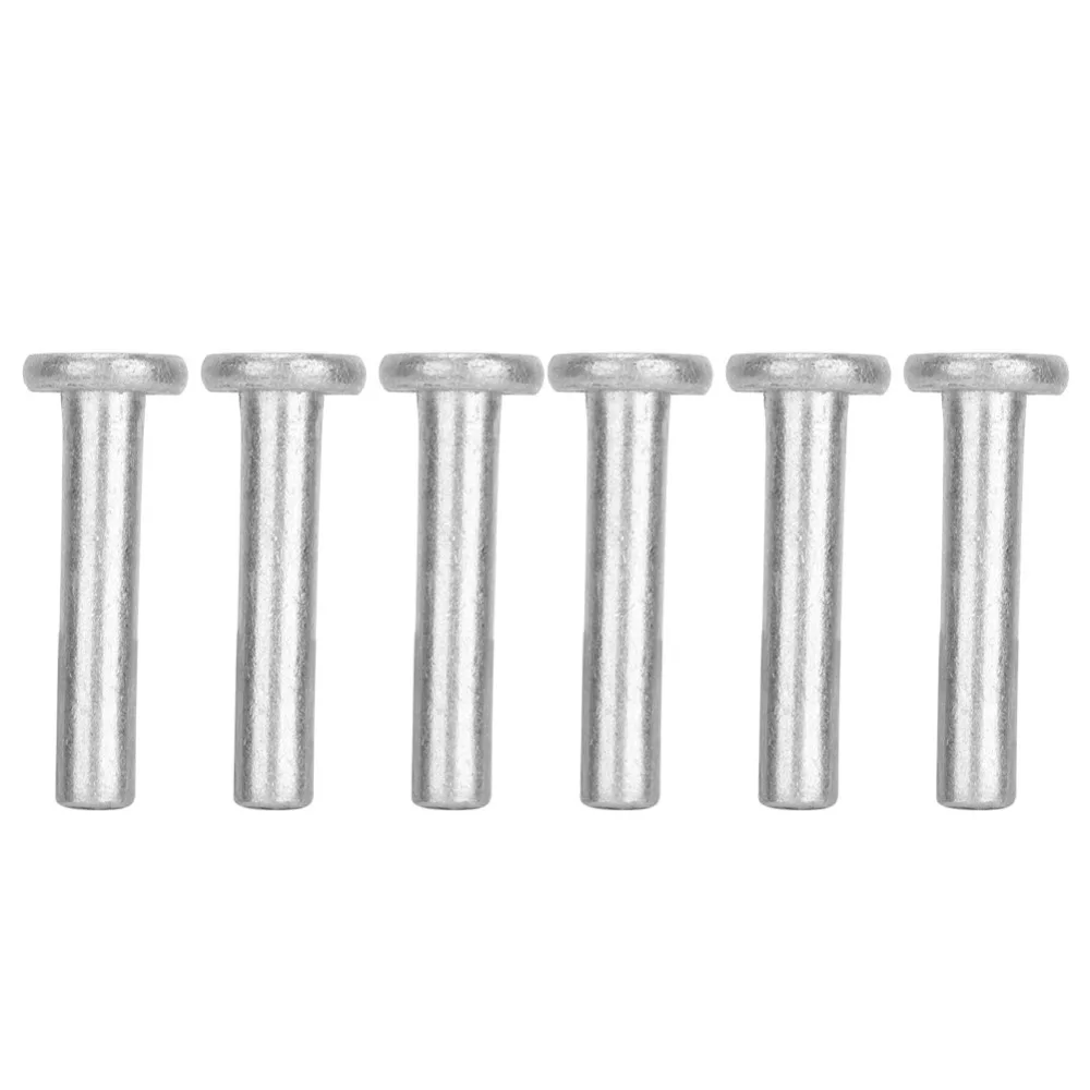 100pcs Premium Boat Repair Flat Head Rivets Industrial Use Durable Aluminum Rivets Solid Rivets For Fire Fighting