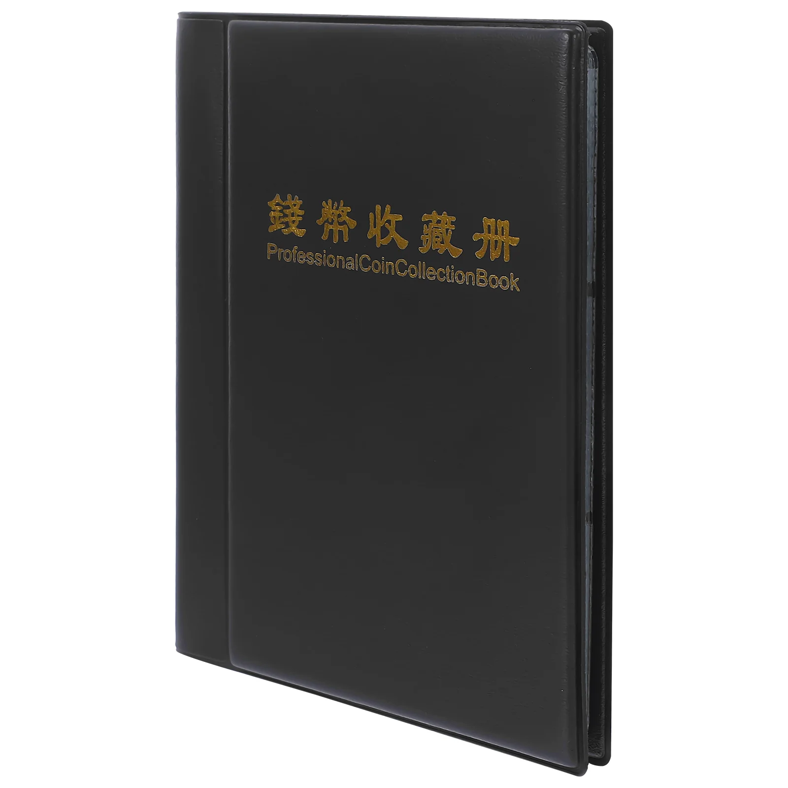 Coin Collection Book Commemorative Rose Black Practical Decorative Decorate Storage Album Pu Protection Albums for Collectors
