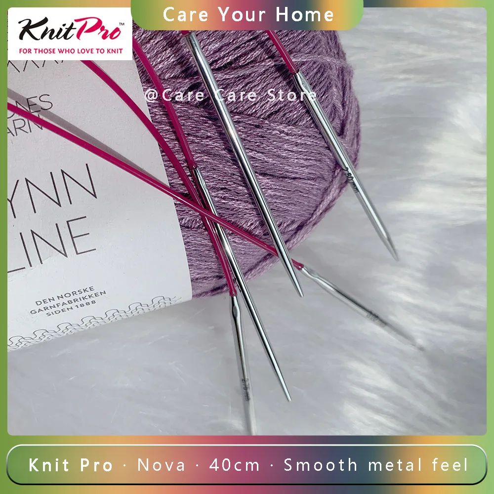 Knitpro Nova 40cm Circular Knitting Needles Knitting Pro Products Sweater Needles 40cm For Knitting Circle Knitting Accessories