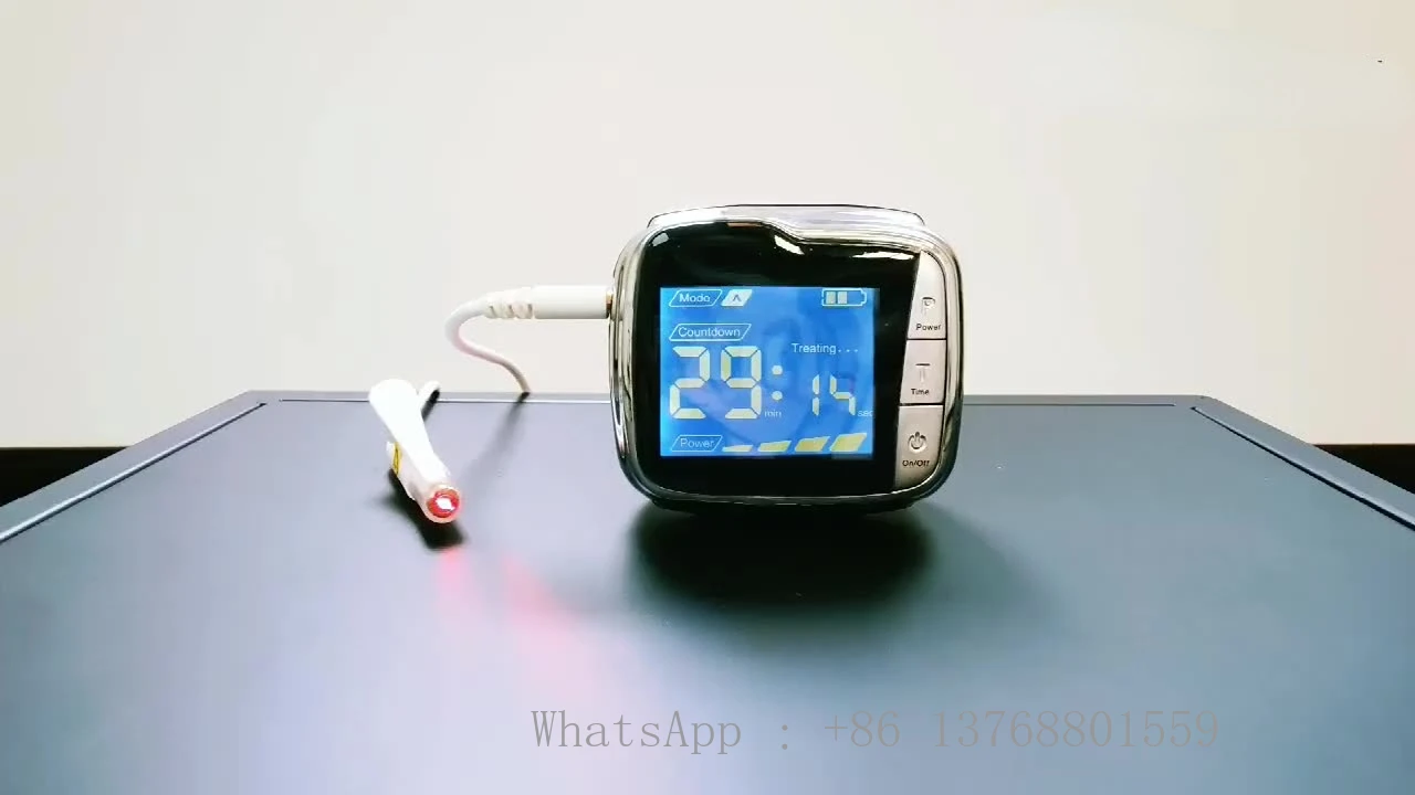 Factory Supply Diabetes Cure Laser Blood Glucose Watch Glucose Meter Medical Device