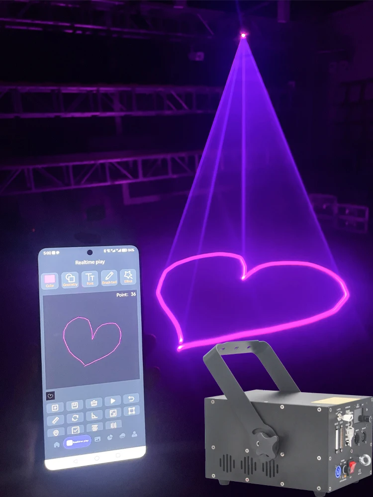 

10W/15W RGB Laser Animation Bluetooth APP Control 25KPPS for Show Performance Wedding Party Nightclub Discos Bars Pub Lighting