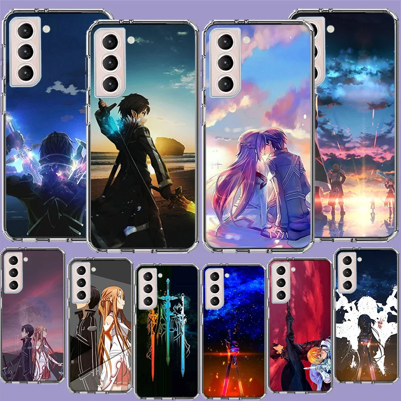 Sword Art Online SAO Anime Phone Case For Galaxy A14 A24 A34 A54 Samsung A02S A12 A22 A32 A42 A52 A72 A13 A33 A53 5G A03 A03S A2