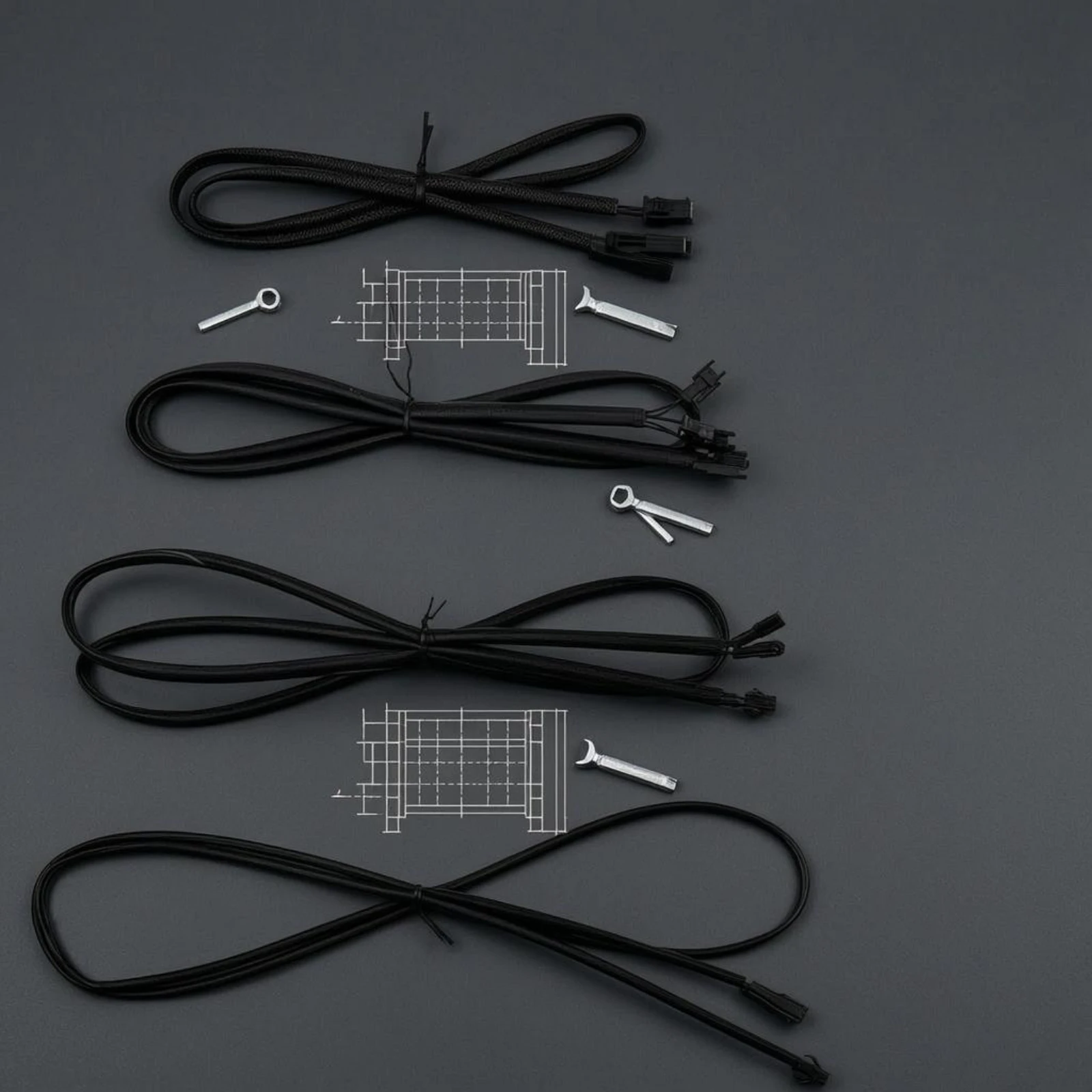 

Smoker Wire Harness Marked Lengths Electric Wire Harness Kit Coiled