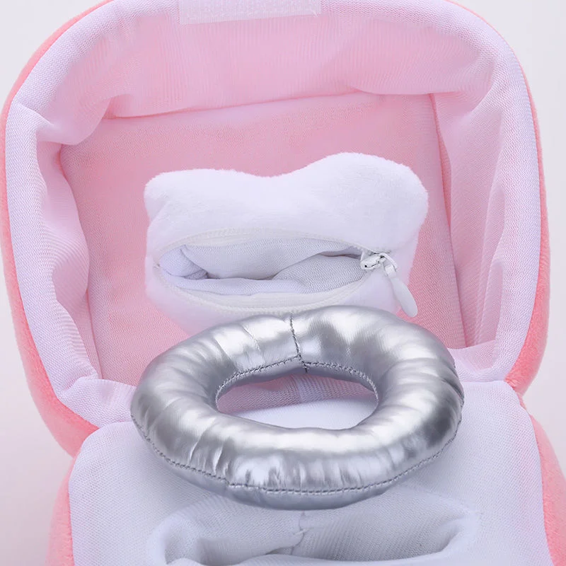 Ins Couple Ring Box Plush Toy Love Diamond Ring Case Pet Chew Toy Bite Sounds Propose Wedding Girl Gift Stuffed Vocal Kids Toy