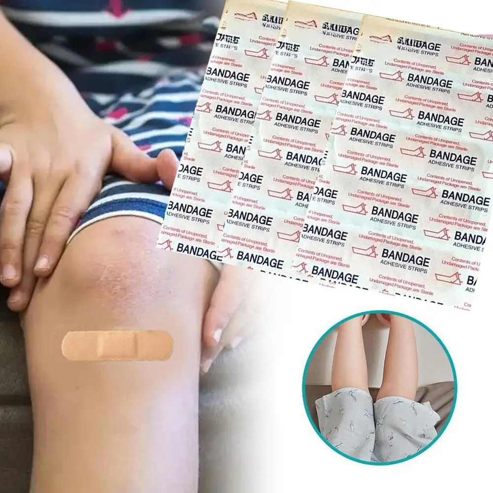 

Non-woven Hemostatic Bandage Wound Plaster Band Aid Bandage Home Adhesive First ﻿ Aid Outdoor Protective Sticker L4Z9