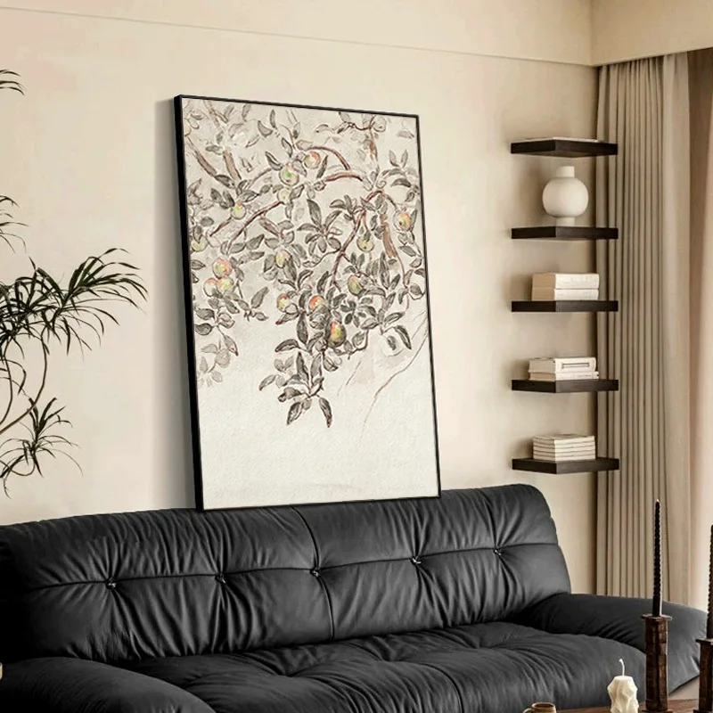 

Nordic style living room sofa background wall canvas painting vintage homestay decoration painting