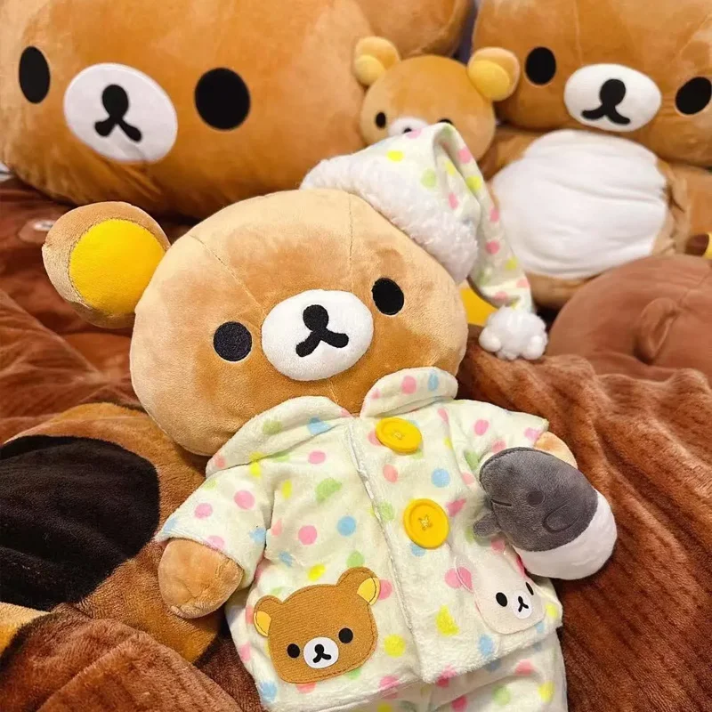 Rilakkuma pop slaapkussen bed pop schattige kleine beer slaapkleding knuffel pop bankkussen kamer decor verrassingsgeschenken