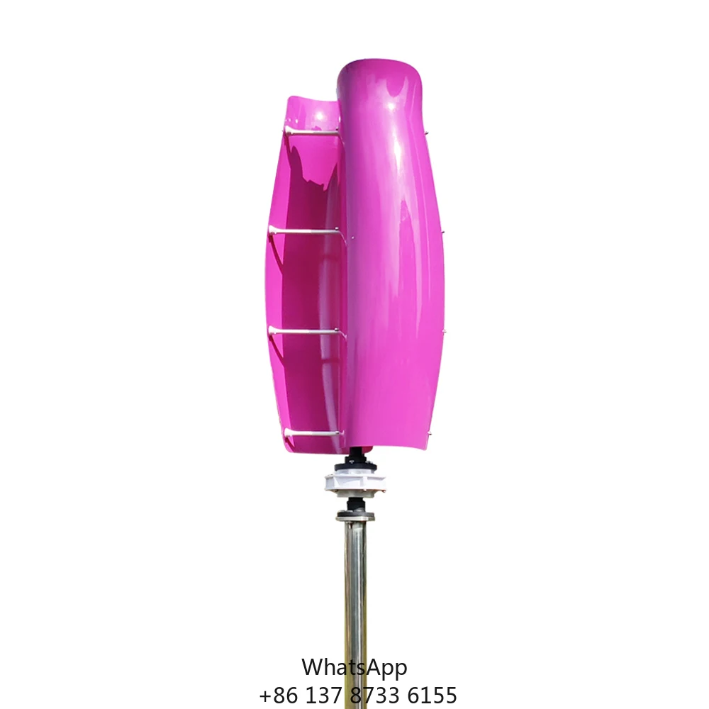

New Arrival Tulip Shape 600W No Noise High Efficiency Vertical Wind Turbine Generator