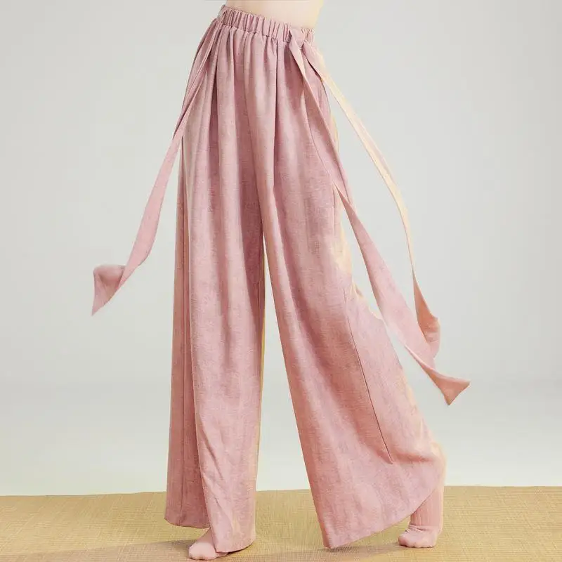 

Autumn Classical Dance Practice Clothes Women's Pants Elegant Wide-Leg Pants Adult Dance Clothing Modern Dance Practice Pants Tr
