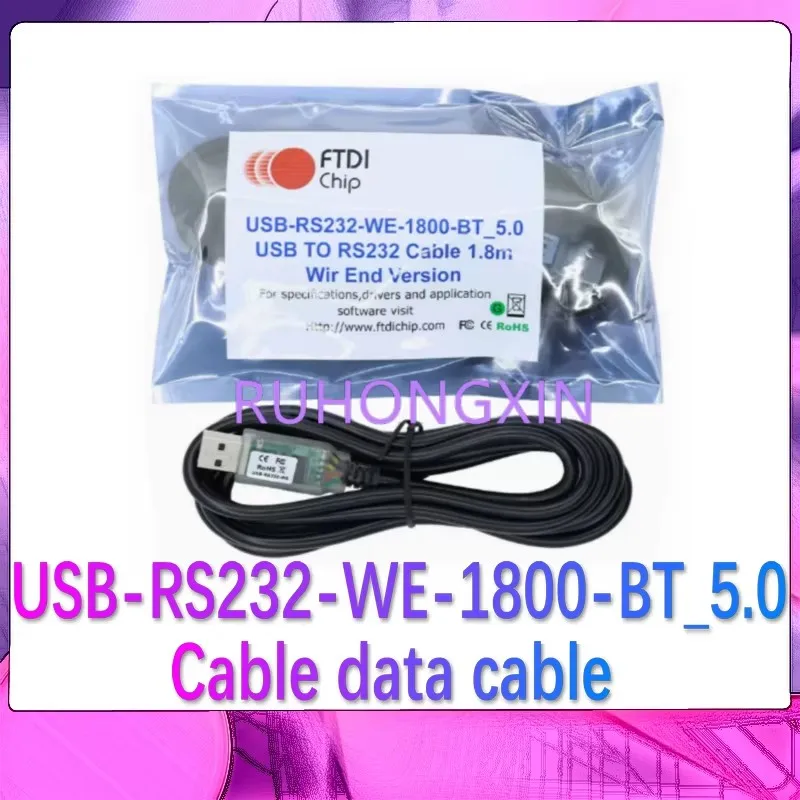 

USB-RS232-WE-1800-BT_5.0 последовательный UART-кабель, кабель для передачи данных, кабель для передачи данных, вышитый конвертер, 5 В, WireEnd