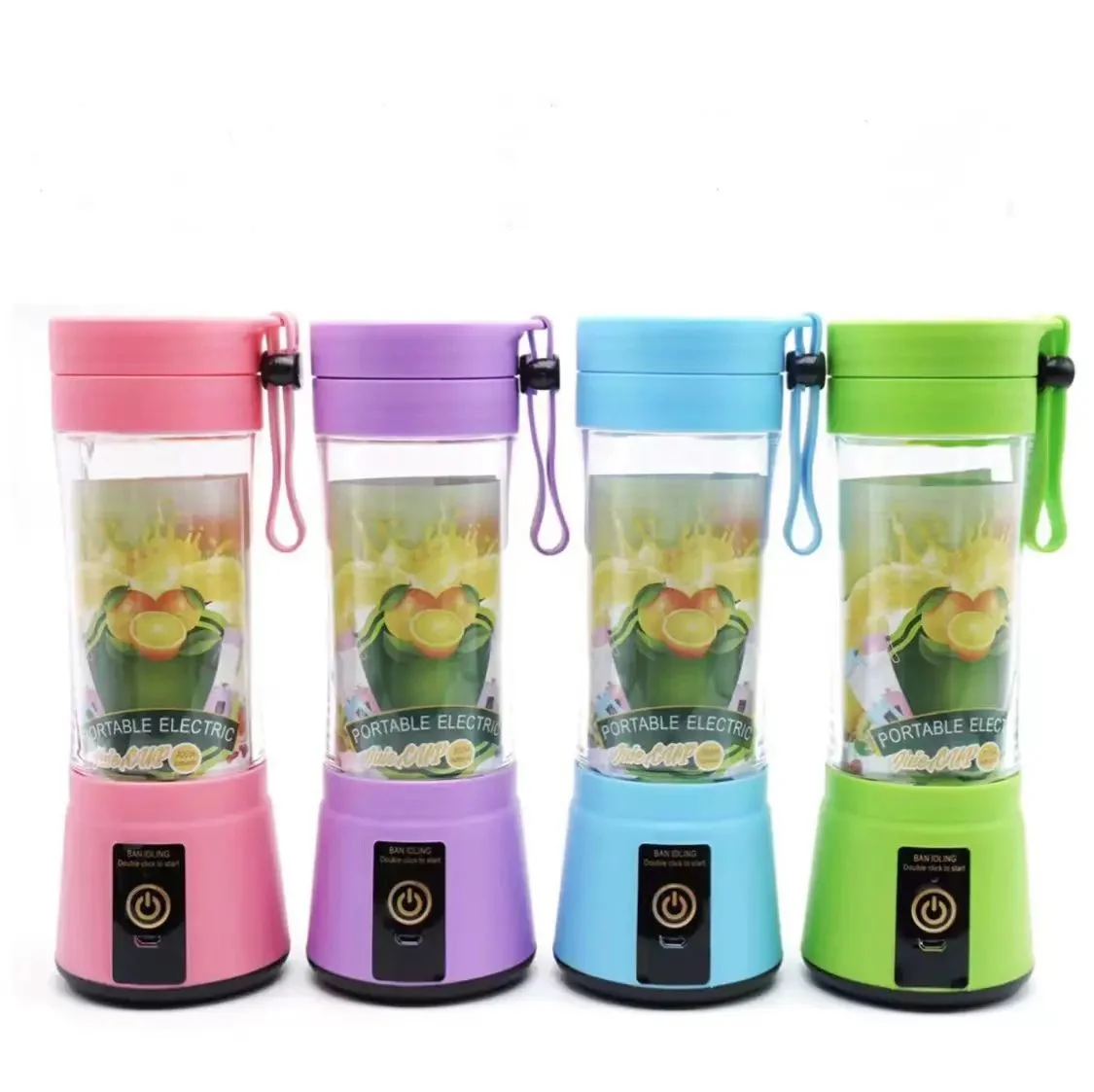 

Portable Electric Juicer Blender Rechargeable Mini USB 6 Blades Smoothie Fruit Professor Wireless at Home