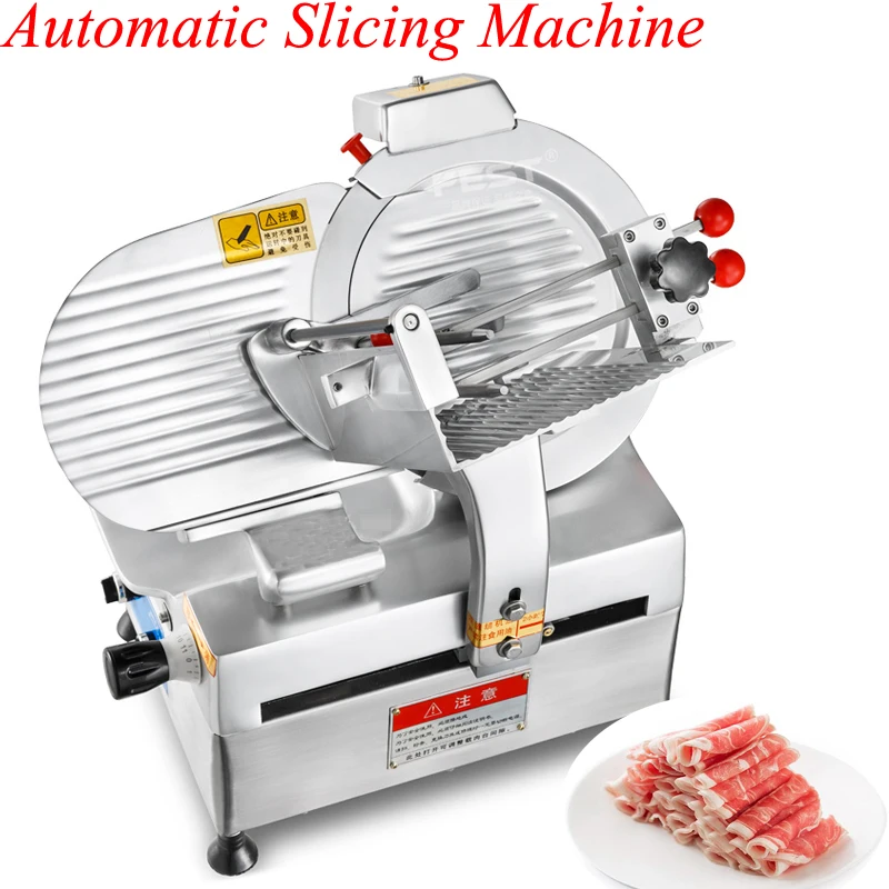 Meat Planer Beef Meat Cutting Machine Commercial Kitchen Equipment 12 Inches Automatic Mutton Roll Slicer RC-30