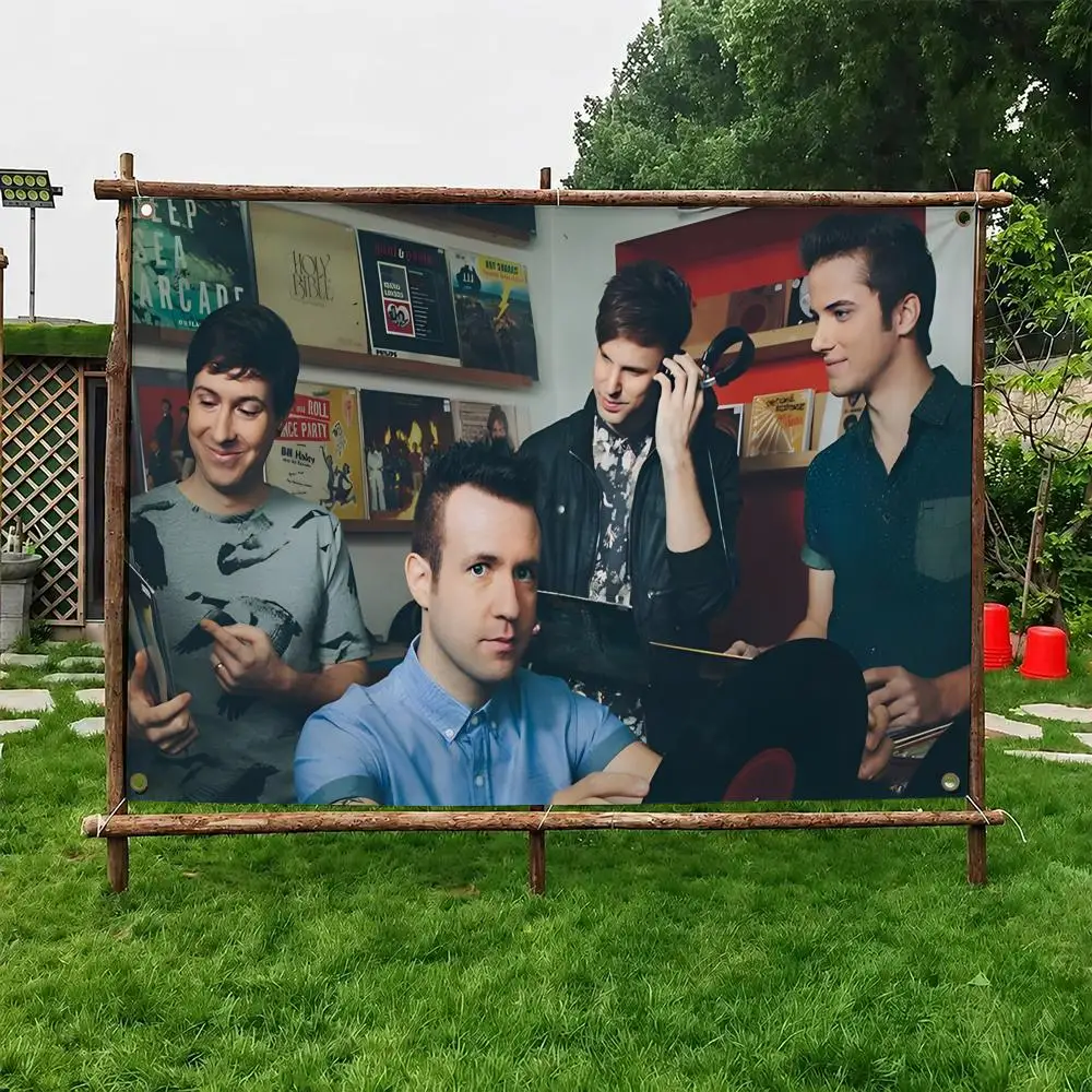 Hawk Nelson Band Flags Wall Hanging Outdoor Garage Room Decorative fashion gift Background