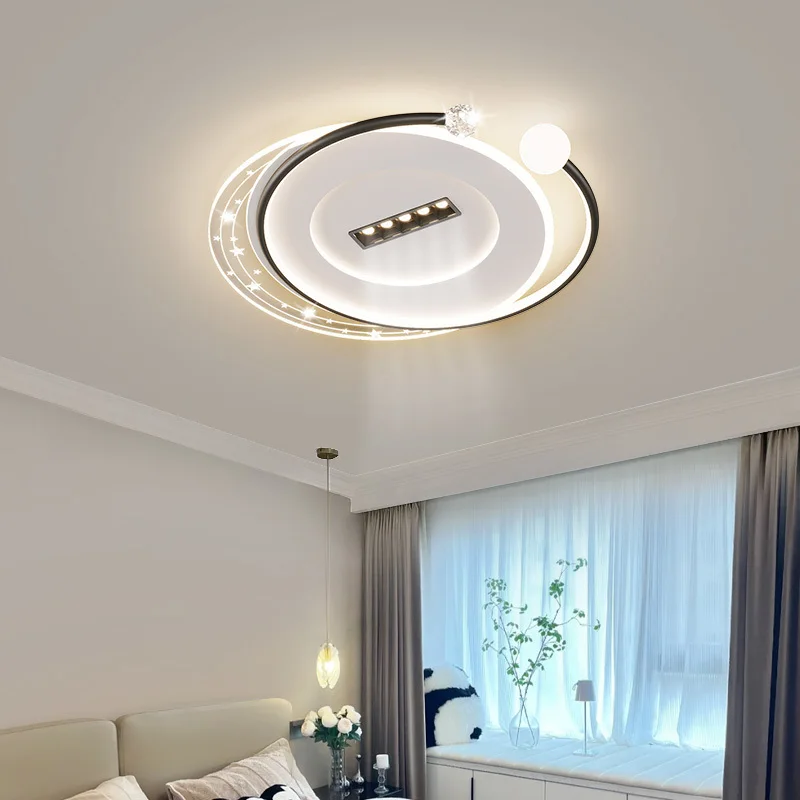 Living Room Light New Bedroom LED Ceiling Light Hall High-end Modern Whole House Indoor Combination Remote Control Lighting