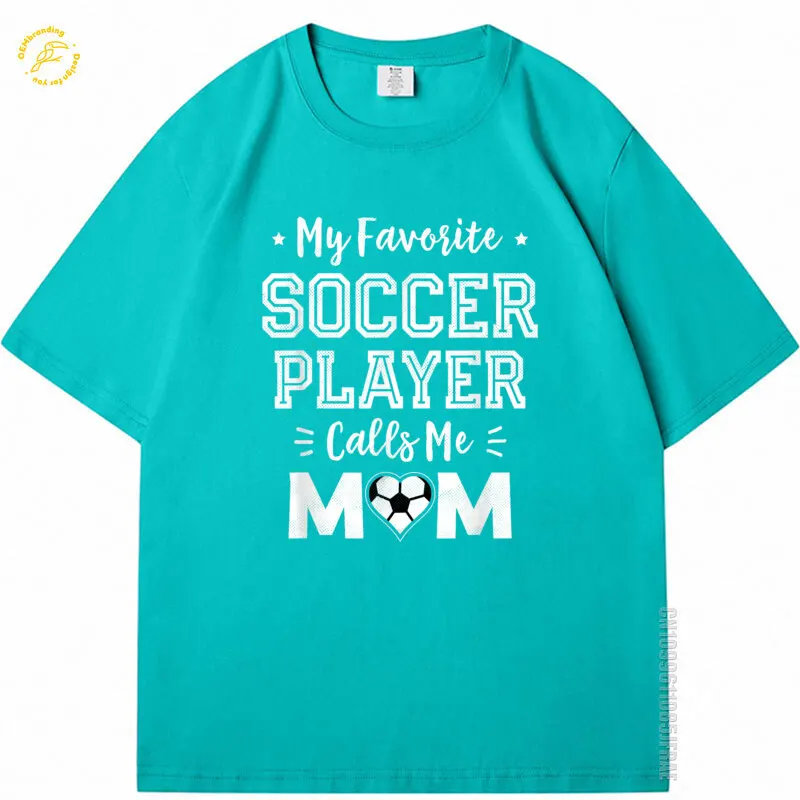 للجنسين التي شيرت الرجال لاعب كرة القدم المفضل لدي يدعوني أمي لطيف لكرة القدم تي شيرت كاريكاتور تي شيرتس Novità In Top E Magliette Koszulki Męskie