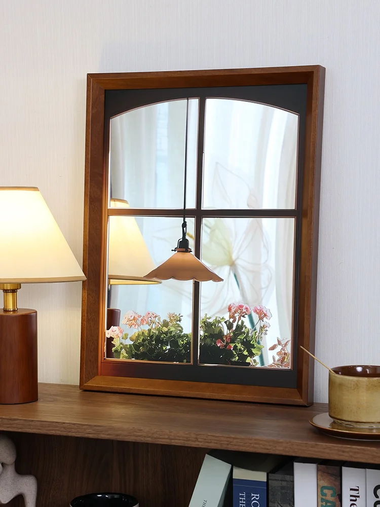 

Rustic Sle Decorative Mirror Painting Window View Space Extension Living Room Bedroom Wall Art Country Lacape Decor