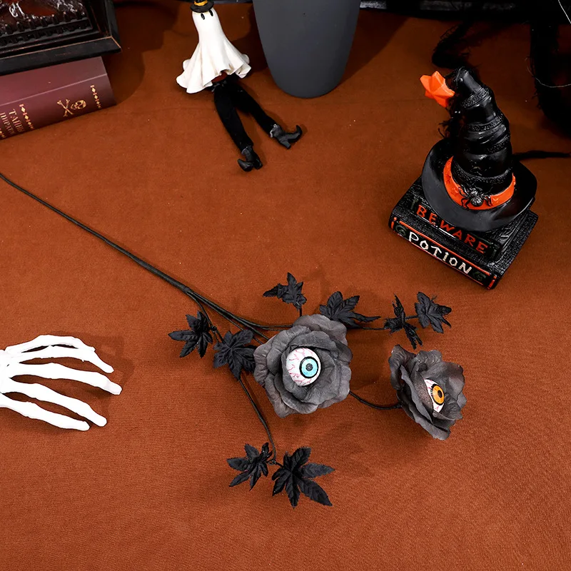 Squisita loween Bulbi oculari spaventosi Maple Le Decorazioni Creative ort Sve T-shirt da donna di marca cinese Faionable Tee