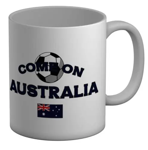 

Кружка в подарок с изображением австралийского футбола на тему спорта, белая, 11 унций