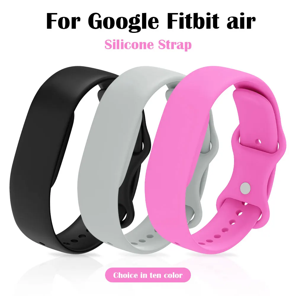 Reverse buckle silicone strap for Google Fitbit Air Replacement Wristbands Bracelet For Google Watch Band
