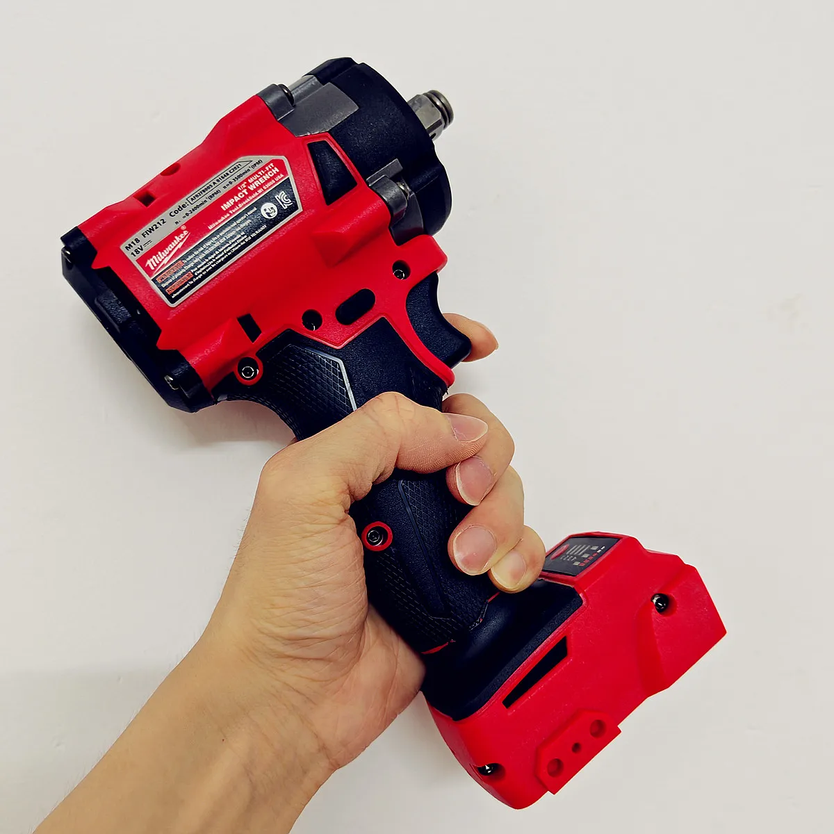 Brushless Impact Wrench, Electric Driver, Chave de fenda sem fio, Ferramentas elétricas para bateria Milwaukee 18V, 1, 2 \