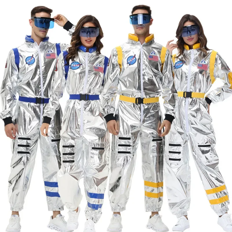 

New Spaceman Costume Adult Couple Wandering Earth Space Suit Party Cosplay Astronaut Unisex Space Man Costume