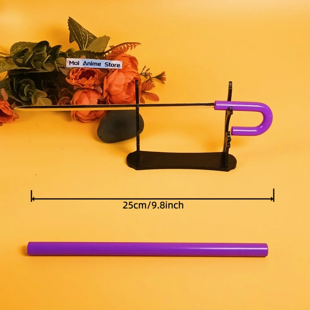 10인치 스틸 로로노아 조로 카타나 철 닌자 나이프 금속 애니메이션 조로 검 실제 크기 카타나 오리지널 사무라이 검 무딘 장난감 선물